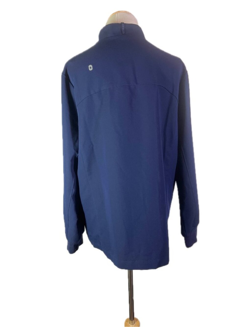 FIGS Women's Size XL Sebina Scrub Jacket Pockets Navy Blue Zip-Fornt - Picture 7 of 9